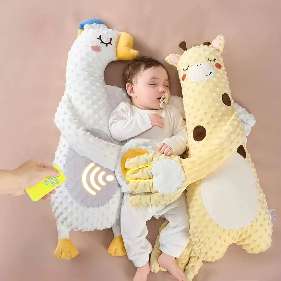 Sélection Accessoires d’apaisement : Oreiller de couchage pour bébé, poupée de tapotement pour nouveau-né, avec paume apaisante, télécommande, oreiller électrique pour les mains du bébé, palmier apaisant