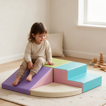 Set de 4 modules de motricité en mousse douce pour bébé