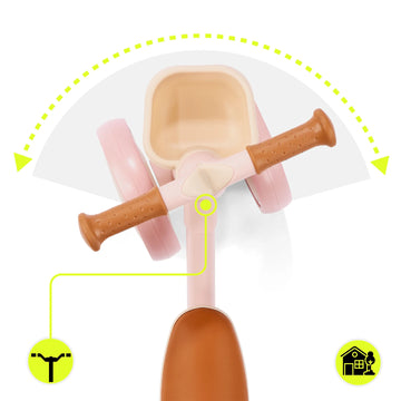 Selle douce ergonomique assurant un excellent confort d'assise