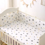 Tour de lit respirant et rembourré pour bébé