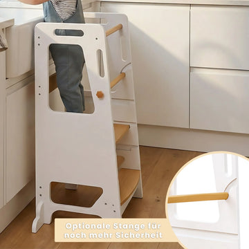 Tour d'apprentissage Montessori - hauteur de la marche réglable en 3 positions