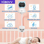 Caméra bébé oreilles de chat 2K WiFi & Veilleuse
