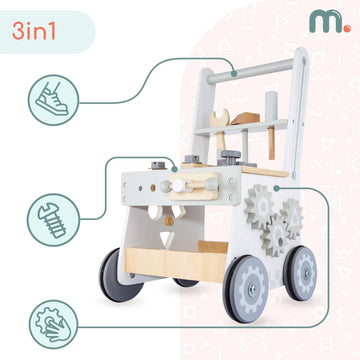 Établi de bricolage enfant en bois avec 47 outils et accessoires