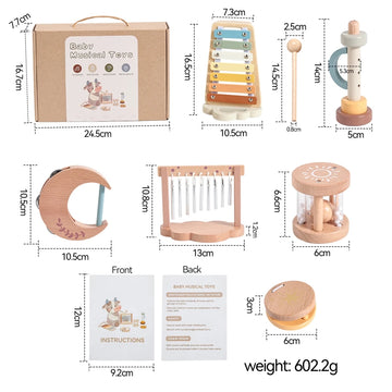 Clochette à main - dimensions et détails