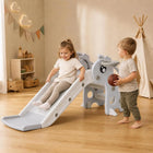 Toboggan pliable 3-en-1 avec panier de basket