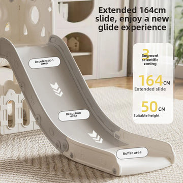 Centre d’activités avec toboggan 5-en-1
