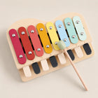 Piano & Xylophone d'éveil en bois 2-en-1