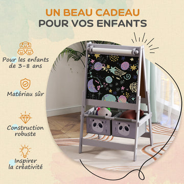 Structure en bois stable aux dimensions adaptées aux enfants de 3 à 8 ans