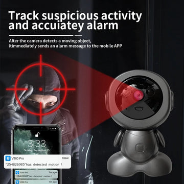 Détection de pleurs et alertes de mouvement sur application mobile