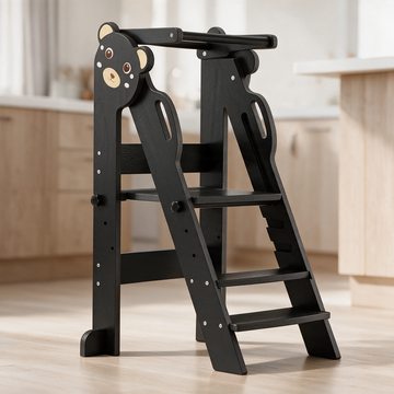 Barreaux de protection et marche antidérapante de la tour pliable