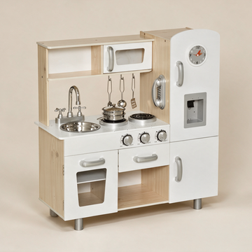 Cuisine d'imitation Montessori dans une chambre d'enfant moderne